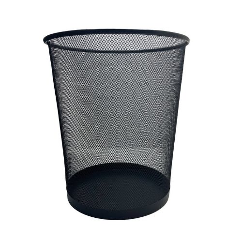 Papelero Marca Arteoffice Negro Malla Grande 30X30Cm