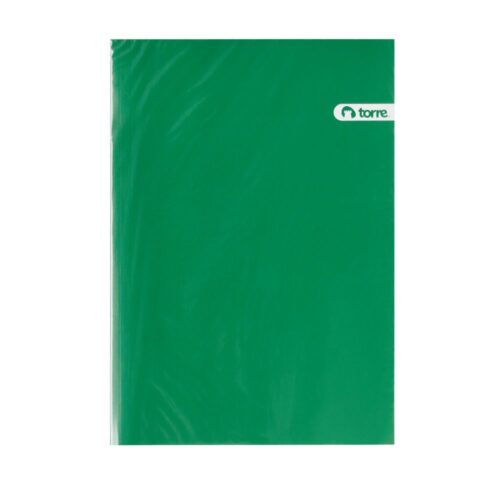 Carpeta Plastificada Marca Torre Color Verde