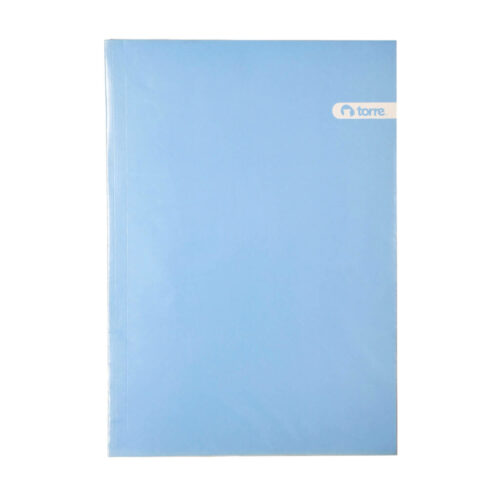 Carpeta Plastificada Marca Torre Color Celeste