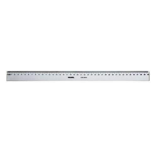 Regla Biselada Marca Proarte 40Cm  Color Humo
