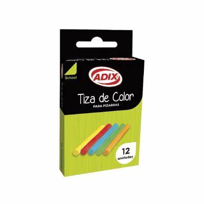 Tiza Surtido 12 Unidades Marca Adix
