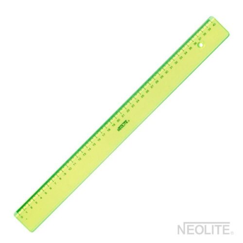 Regla Biselada Transparente Green 40Cm  Neolite