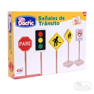 Señal tránsito 10 unidades madera marca dactic