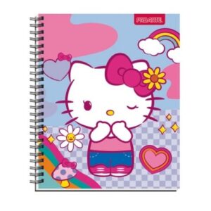 Cuaderno universitario proarte hello kitty 100 hojas 7MM